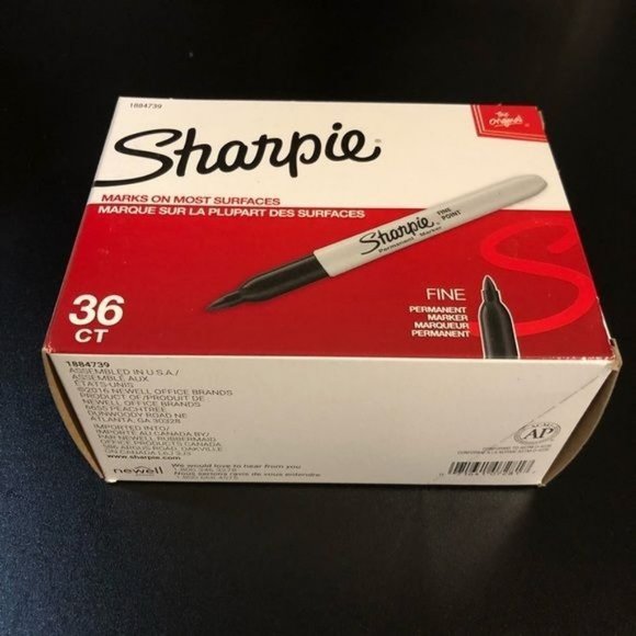 Sharpie‎ Permanent Markers, Fine Point, Black, 36 - Picture 4 of 6